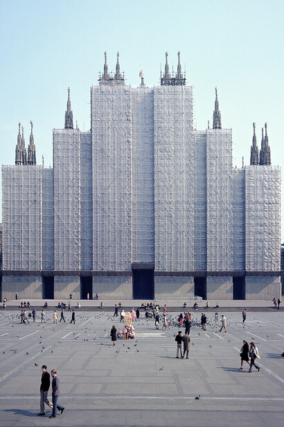 Milan cathedral (IT) during restoration.
© Photo: F1online GmbH/Alamy Stock Photo, 2015