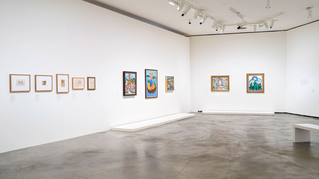 Tarsila do Amaral, Peindre le Brésil moderne, vue d'exposition. Avec l'aimable autorisation du Guggenheim Bilbao