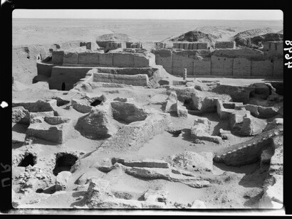 Iraq, Ur (Così chiamata dai Caldei): tempio di Nannar, dio della luna, foto del 1932