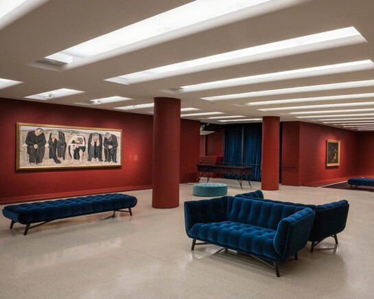 Mystical Symbolism, Exhibition view. Courtesy of Guggenheim Museum