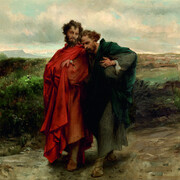 Johann Till the Younger, Road to Emmaus, 1888. Courtesy of Dom Museum Wien
