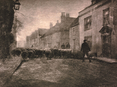 George Davison, Village Under The South Downs, 1901