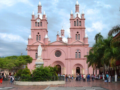 Guadalajara de Buga, Colombia. Iglesia del Señor de los Milagros