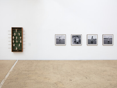 Football and art. A shared emotion, exhibition view. Courtesy of Museo Jumex 