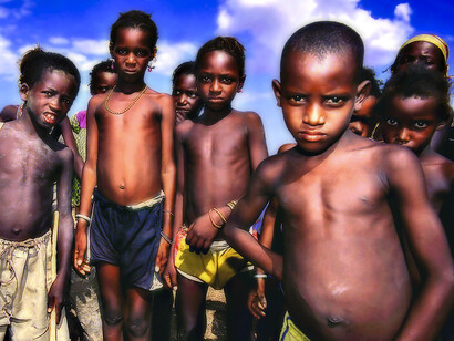 Mali – Ragazzi in un villaggio Dogon. Ph Sergio Pessolano 