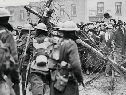 Civili contro soldati durante la rivolta del Lunedì dell'Angelo