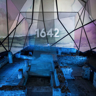 Multimedia Show. Courtesy of Pointe-à-Callière