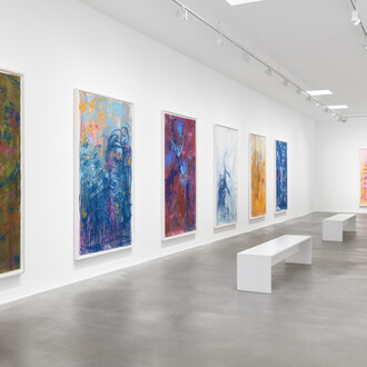 Janaina Tschäpe, A gush of wind (Atemraum), ausstellungsansicht. Mit freundlicher genehmigung der Galerie Max Hetzler