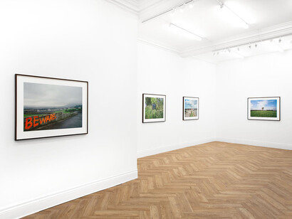 Paul Graham, Troubled land, exhibition view. Courtesy of Huxley-Parlour Gallery