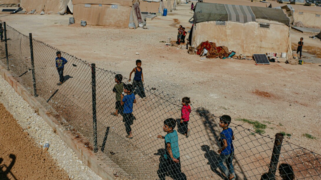 Siria, campo profughi