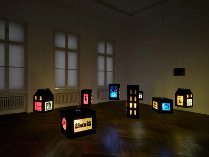 Julian Irlinger, Sleepwalkers, exhibition view. Courtesy of Galerie Thomas Schulte