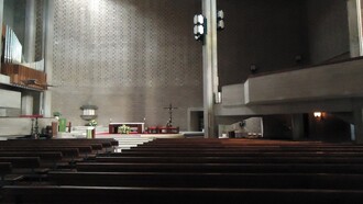 Igreja do Sagrado Coração de Jesus, dos arquitectos Nuno Portas e Nuno Teotónio Pereira
