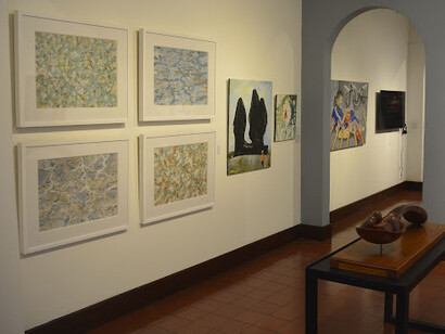 66 obras de 62 autores seleccionados llenan las salas del MAC; 35 fueron becados. Foto: Akez