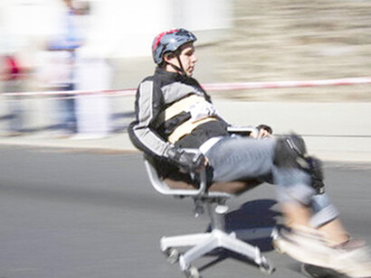 Carreras de sillas de oficina: ¿próximo deporte olímpico?