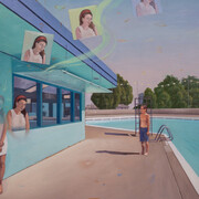 Juan Luís Jardí, Un poco de caos en el aeródromo (detail), 2025. Courtesy of Wally Workman Gallery