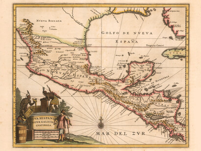 Mapa del Virreinato de la Nueva España