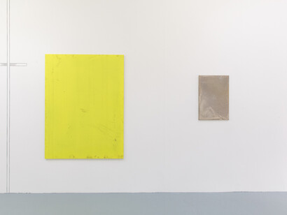 Untitled (In), 2015 Damian Taylor 160 x 120cm Pigmented epoxy resin, glass fibre,  honeycomb aluminium
