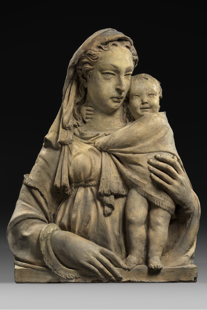 Donatello, Madonna col Bambino, 1410-1415 circa © Staatliche Museen, Skulpturensammlung und Museum für Byzantinische Kunst. Photo Antje Voigt