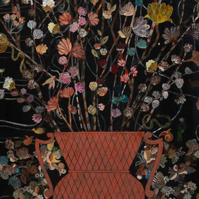 Nancy Friedemann-Sánchez, Dream map and cornucopia with totumo (detail), 2018. Courtesy of Everson Museum of Art