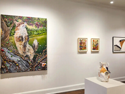 Various artists, Fauna, flora and fur, exhibition view. Courtesy of Geary Gallery