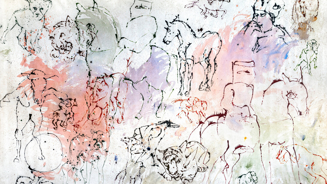 Susanna Slöör, Snälla hjältar I (Kind heroes I) (detail), 2025. Courtesy of Helle Knudsen Gallery