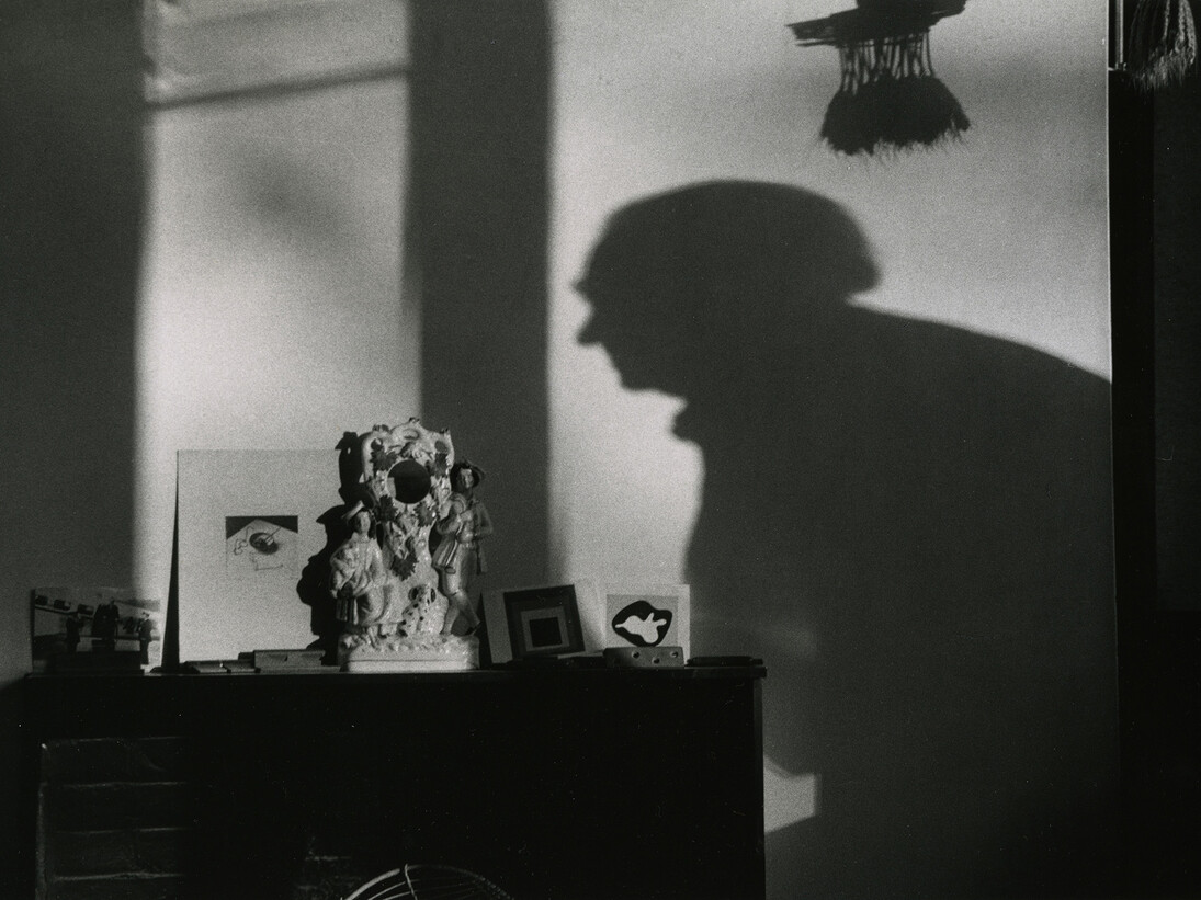 Andre Kertesz, Henry Moore's Shadow, England, 1980. The Estate of Andre Kertesz 2015, Courtesy James Hyman Gallery, London