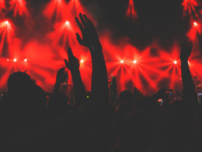 La atmósfera de un concierto