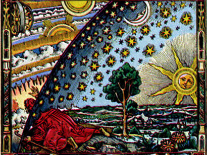 The famous so-called  Flammarion engraving
