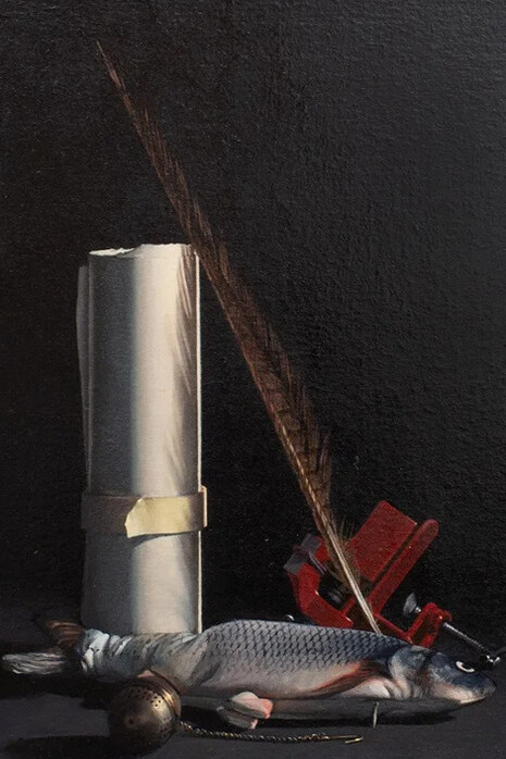 Grégory Derenne, Le poisson (détail), 2024. Avec l'aimable autorisation de la Galerie Backslash