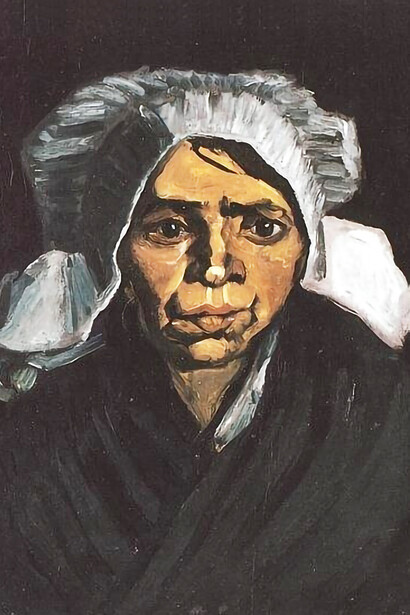 Head of a Woman with White Cap, 1884-1885 – Kröller-Müller Museum, Otterlo, the Netherlands