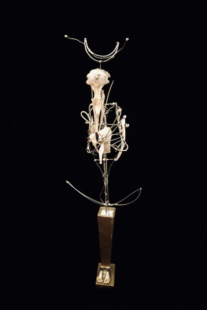 Hieronymus, os, métal plâtre, 30 cm, 2020