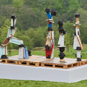 Damien Hirst, The hat makes the man, 2004-2007. Courtesy of YSP Gallery