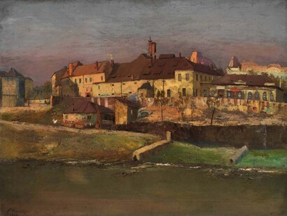 Jan Minařík, Bubeneč embankment, 1908. Courtesy of National Gallery 