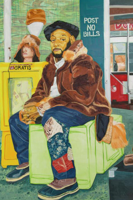 Jordan Casteel, Charles, 2016. Oil on canvas; 78 x 60 in. Collection of Jordan Casteel. Image courtesy of Sargent's Daughters, New York © Jordan Casteel