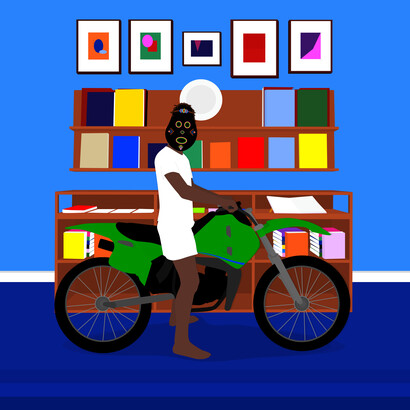 Dennis Osadebe. Safe Space, Enjoy yourself. Courtesy of GR Gallery