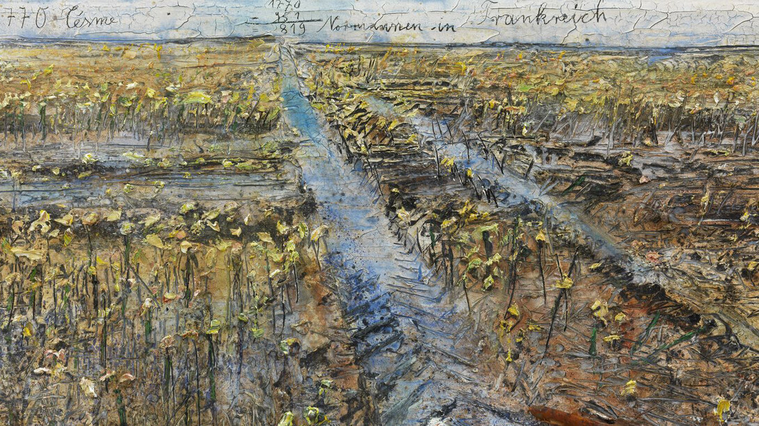 Anselm Kiefer, for Velimir Khlebnikov. Courtesy of State Hermitage Museum