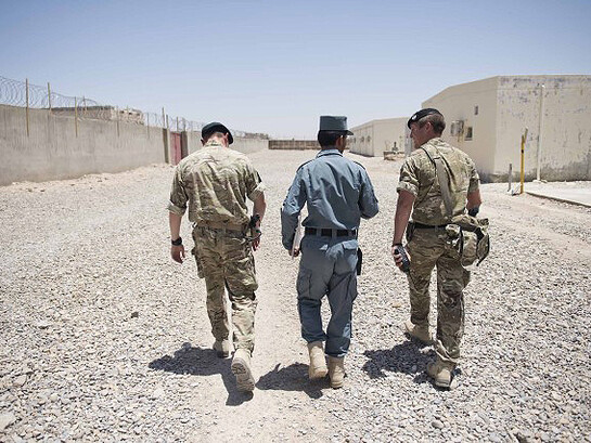 War Story. Afghanistan Trip May-June 2013, Lashkar Gah Police Training Centre, Afghan National Police Commanders and their British mentors