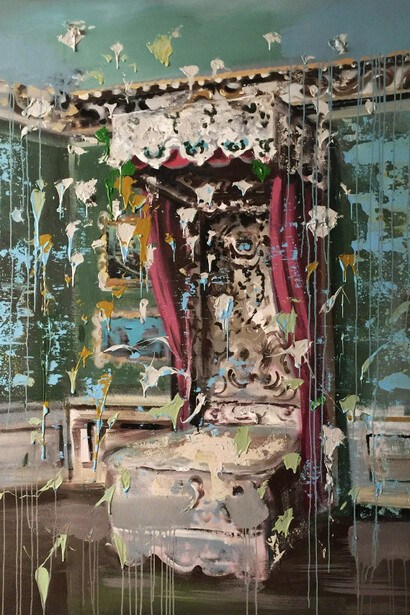 Caution. Courtesy of Lois Lambert Gallery
