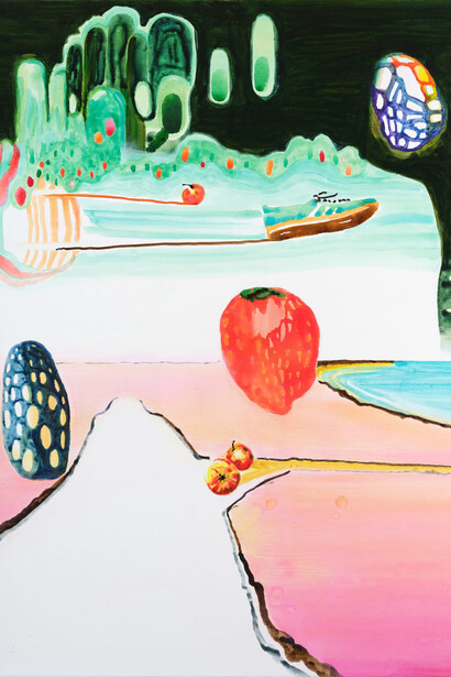 John Kørner, Magical opal sea, 2025. Courtesy of Victoria Miro Gallery