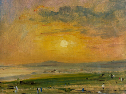 Shoreham Bay, Evening Sunset, John Constable, 1828, England. Museum no. 155-1888. © Victoria and Albert Museum, London