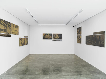 Jonathas de Andrade, Permanência relâmpago, vista da exposição. Cortesia da Galeria Nara Roesler