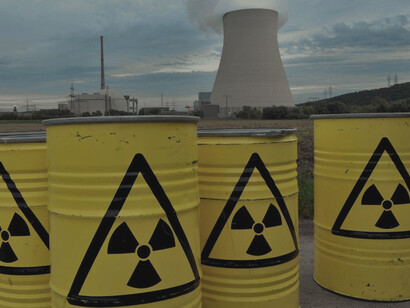 Photo of toxic waste and environmental damage
