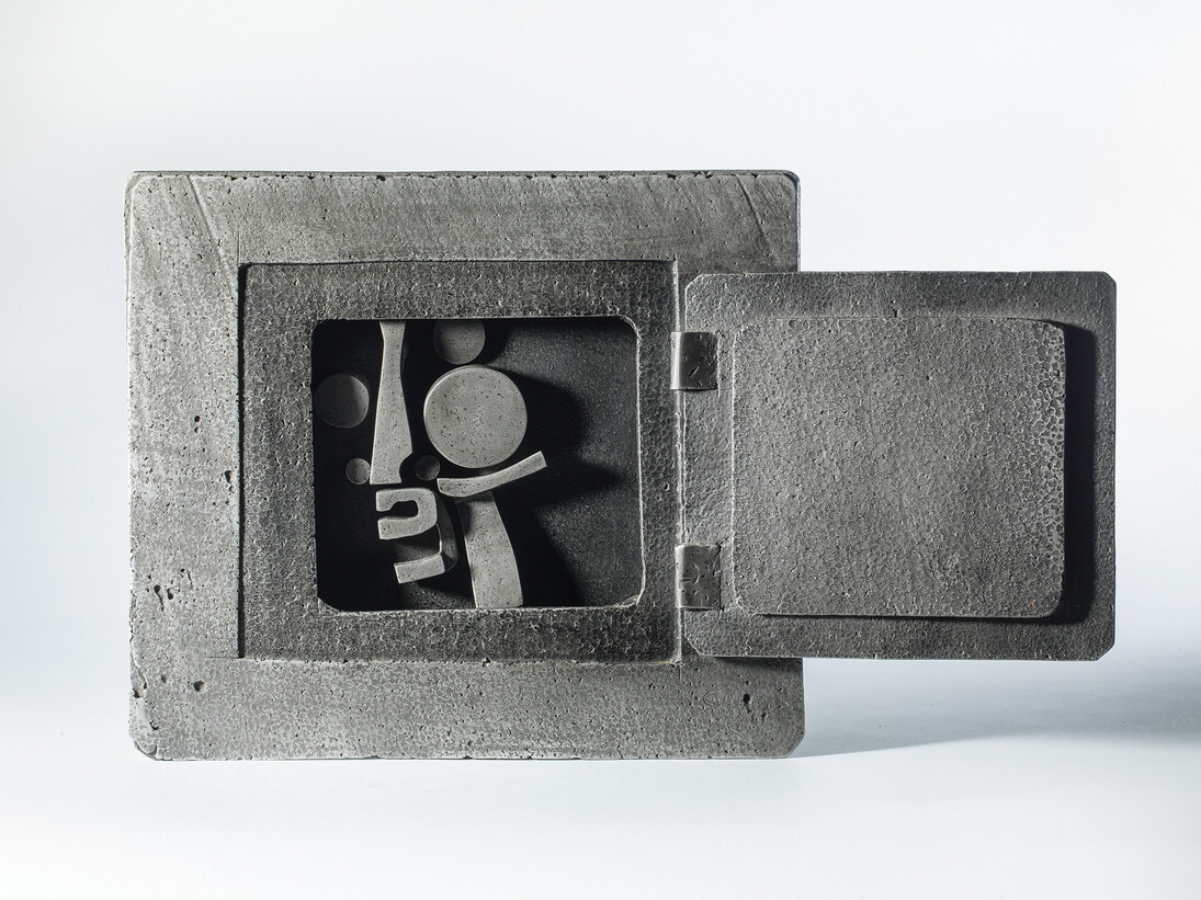 Geoffrey Clarke, Tankman, 1984, Aluminium, 53 x 22 x 7.5 cm, Unique, Courtesy of Pangolin London