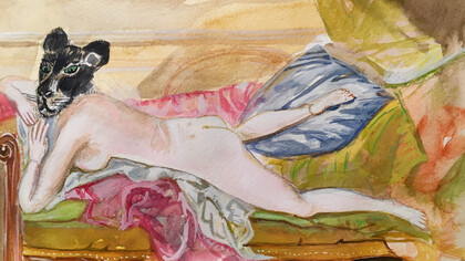 Vittorio Nava. Donna pantera (da François Boucher)