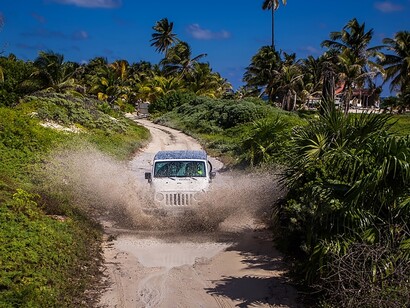 Sian Ka’an, México. Recorrido en todoterreno para llegar