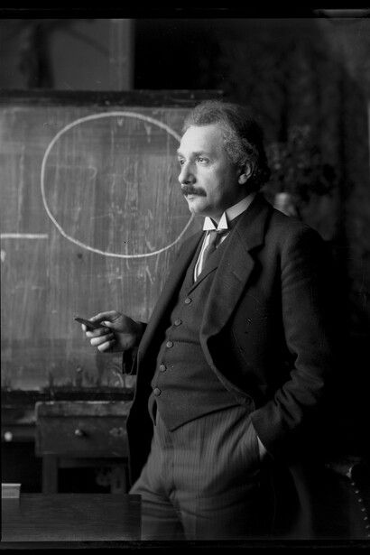 Albert Einstein a lezione