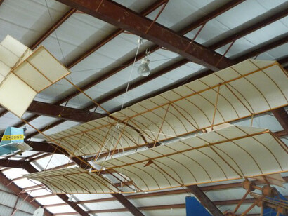Chanute-Type Glider 1896. Courtesy of British Columbia Aviation Museum