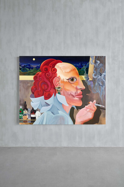 Dalton Gata, Fire wets. Water burns, exhibition view. Courtesy of Newchild Gallery