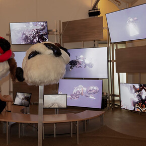 Gabriel Massan, Tiers monde, la dimension découverte, vue de l'exposition. Courtoisie de la Pinacoteca