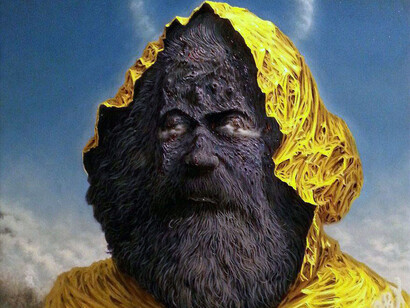 Fulvio Di Piazza, Negromarx, 2017, olio su tela, cm 77x53 